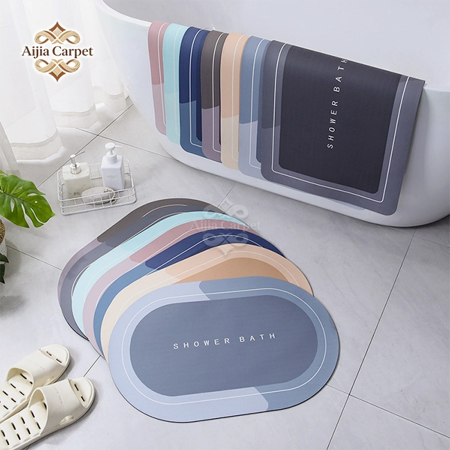 Thin Absorbent Bath Mat